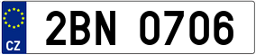 Truck License Plate